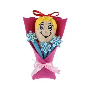 Dr. Seuss The Grinch Cindy Lou 10" Christmas Plush Bouquet 6.5" Removable Plush